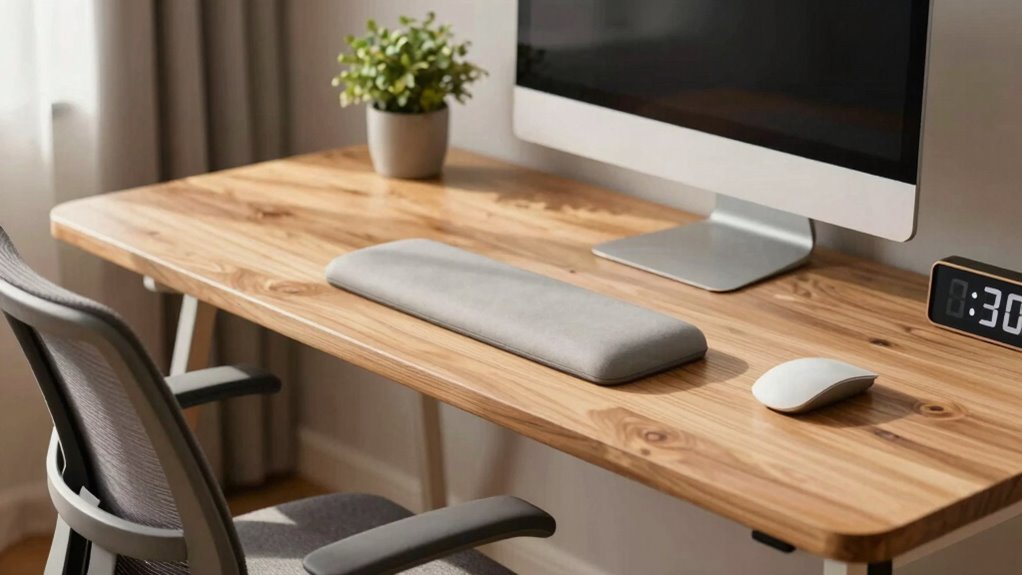 ergonomic setup reduces fatigue
