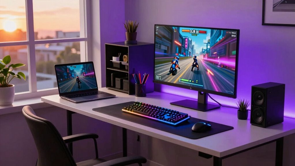 flexible ergonomic gaming workspace