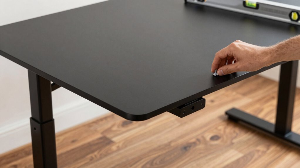 improve standing desk stability