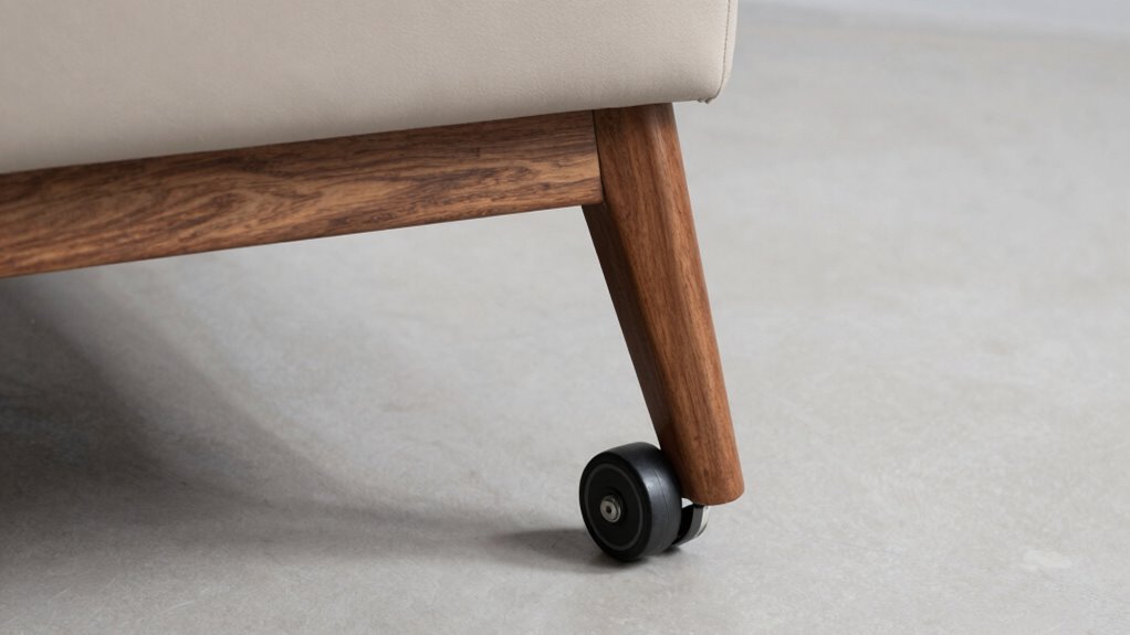 inappropriate casters damage chairs