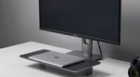 laptop tray on monitor