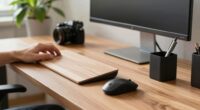 left handed desk arrangements