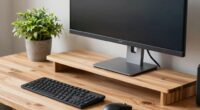 measure desk depth first