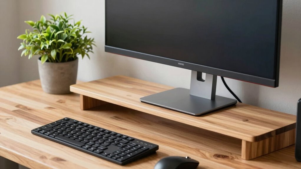 measure desk depth first