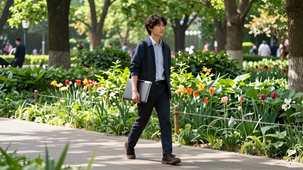 mindful walking enhances focus