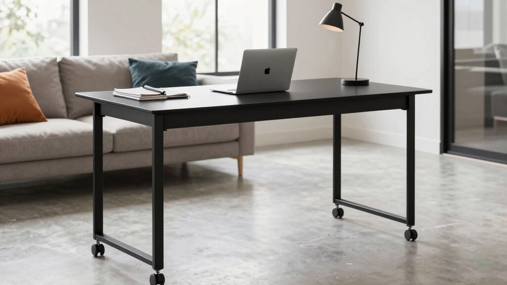 mobile desk transforms space