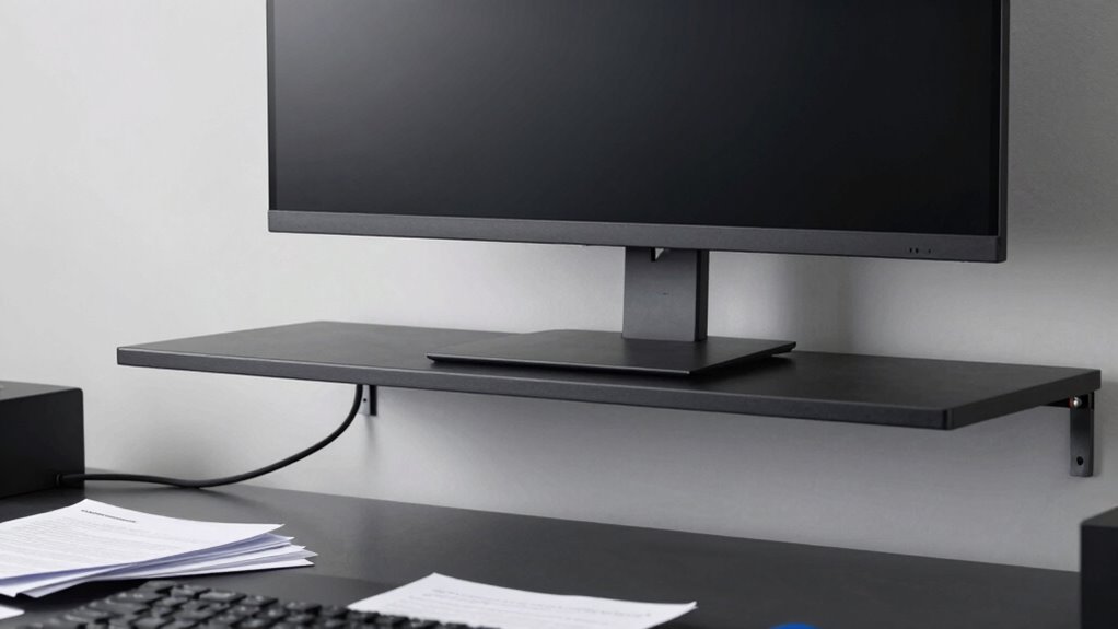monitor shelf impact