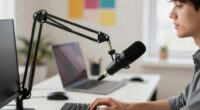 optimal mic arm positioning