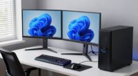 optimized dual monitor setup