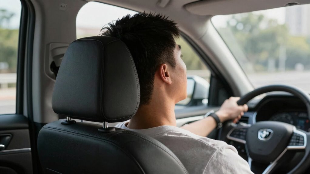 proper headrest and posture
