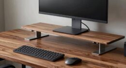 proper sized desk risers