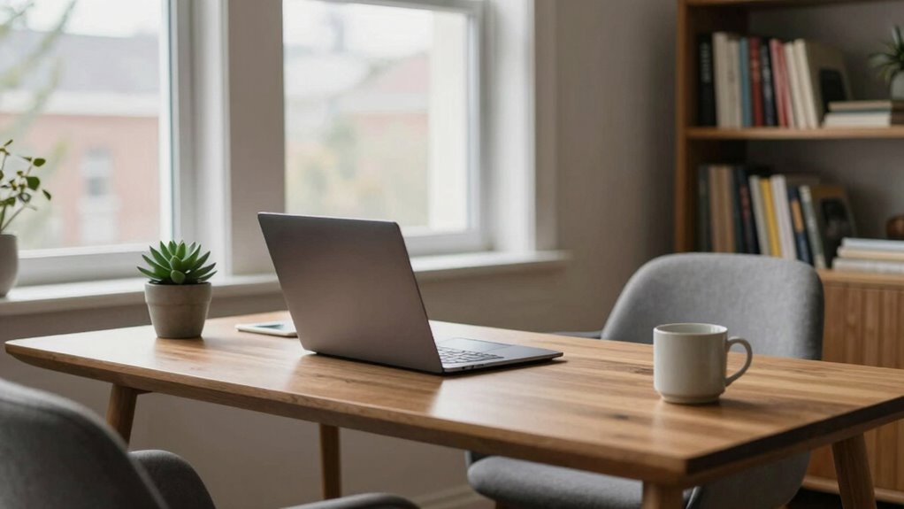 quiet workspace reduces noise