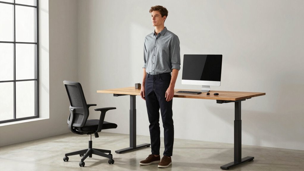 standing desk for tall users