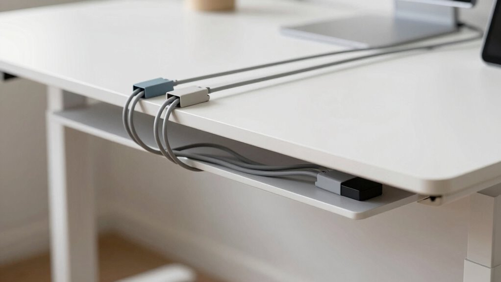 start with desk organization