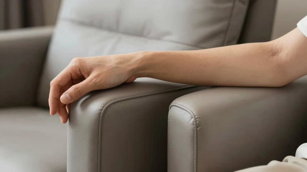 uncomfortable armrest support