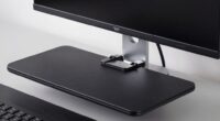 unusual laptop tray placement