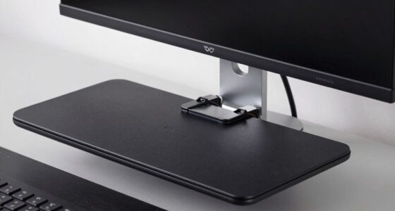 unusual laptop tray placement