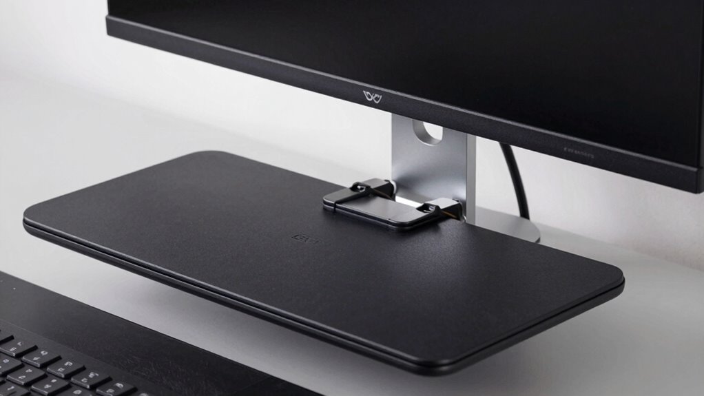 unusual laptop tray placement