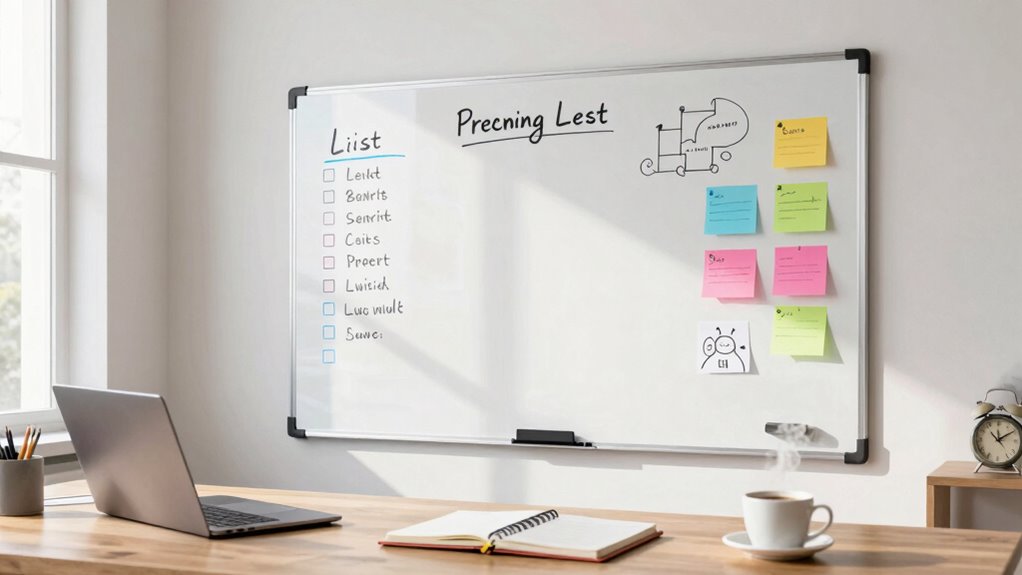 whiteboard boosts productivity and organization