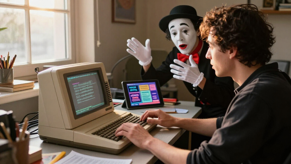 A Bizarre Commodore 64 Peripheral, A Mime, And Some Pretty Bad Ads