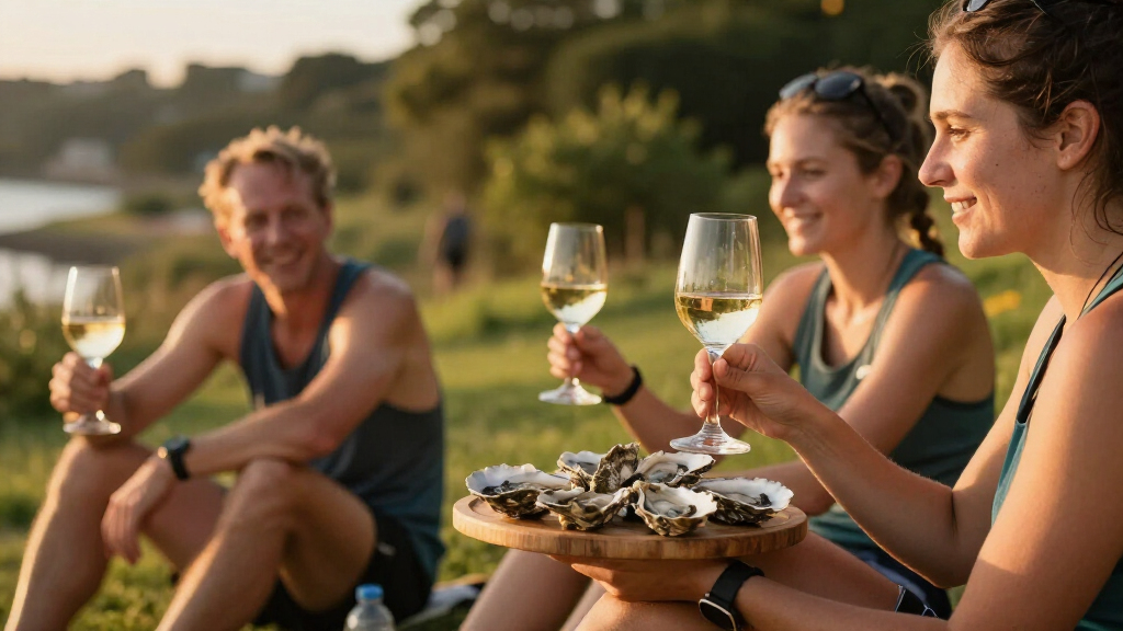 At This French Marathon, Runners Make Pit Stops For Wine And Oysters