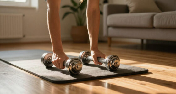 The Two Simple Tricks A Trainer Uses To Ensure Her Home Dumbbell Workouts Stay Effective