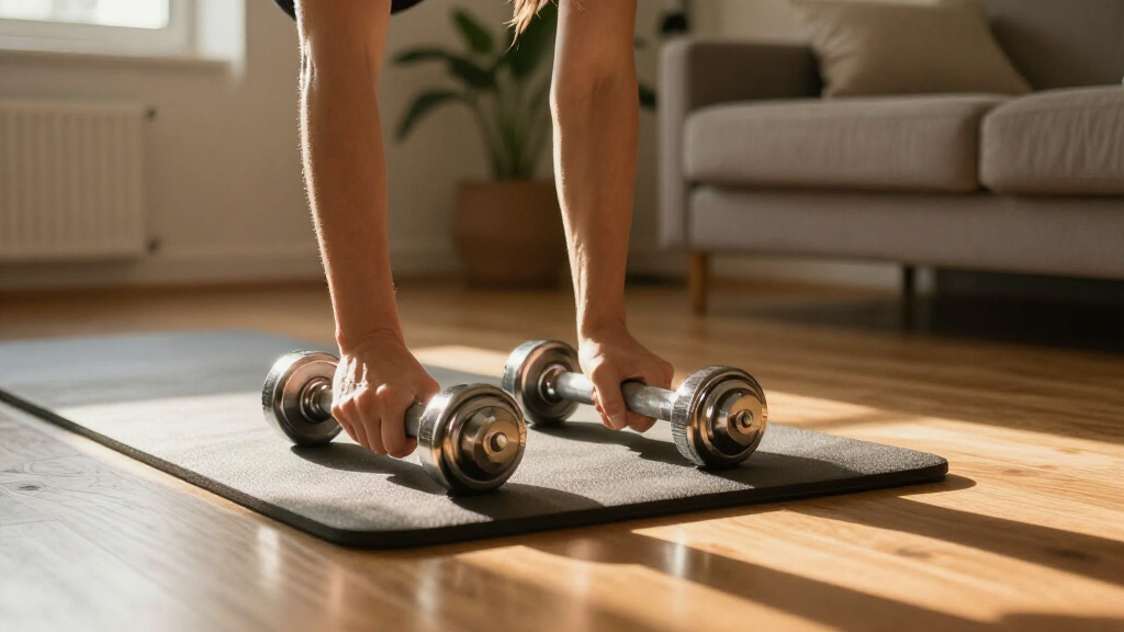 The Two Simple Tricks A Trainer Uses To Ensure Her Home Dumbbell Workouts Stay Effective