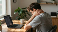 Three Of The Best Exercises For Tech Neck—and You Can Do Them All At Your Desk