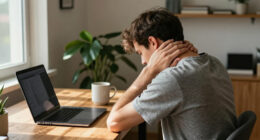 Three Of The Best Exercises For Tech Neck—and You Can Do Them All At Your Desk