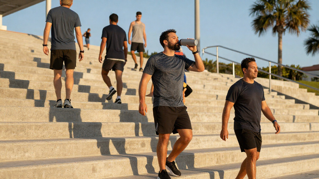 Viral Tampa Workout Friday Stairs Expands To New Cities Across US